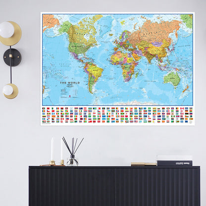 Poster mappa mondo