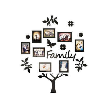 Adesivo albero con cornici foto