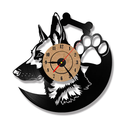 Orologio da parete Lupo neon LED