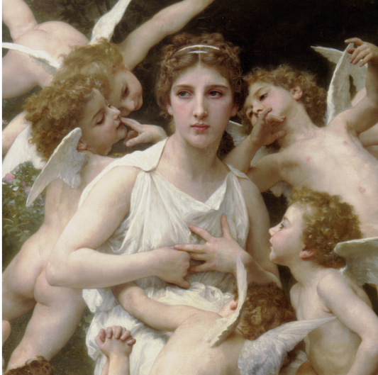 Quadro su tela Figura angelica venere