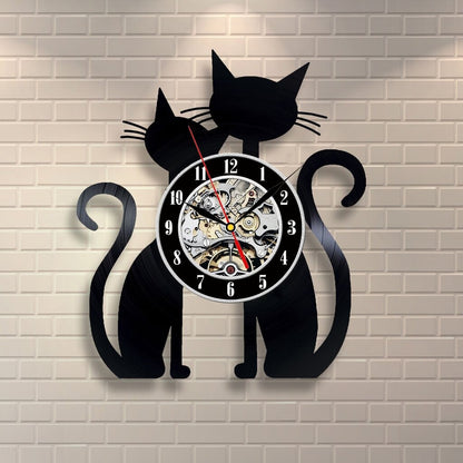Orologio da parete Gatti ingranaggi
