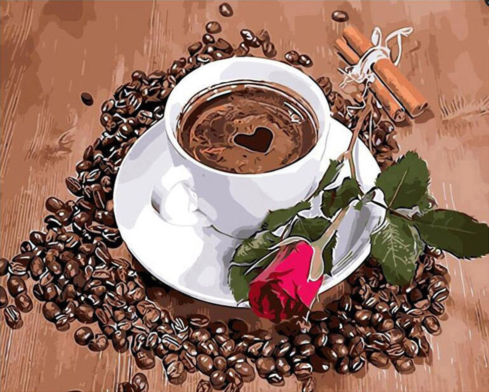 Quadro caffè da dipingere