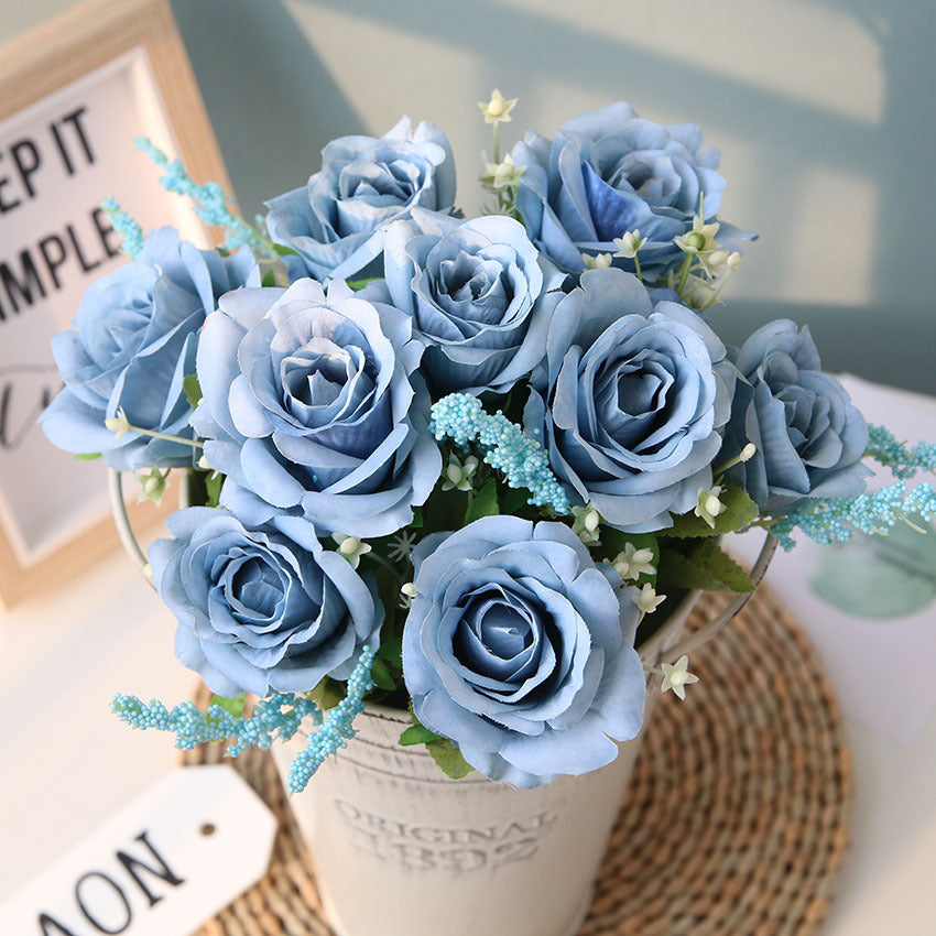 Bouquet rose artificiali