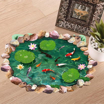 Adesivo 3D Loto e koi