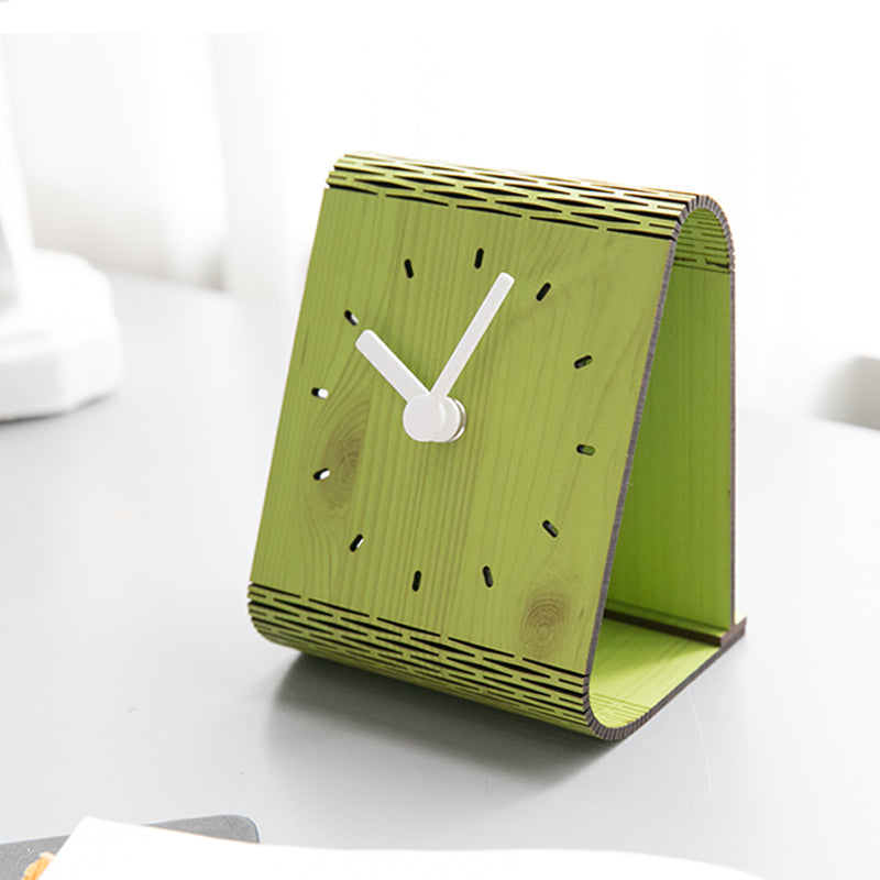 Orologio da parete Anelli legno naturale