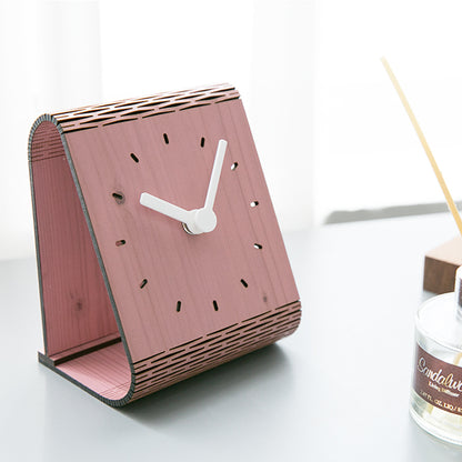 Orologio da parete Anelli legno naturale