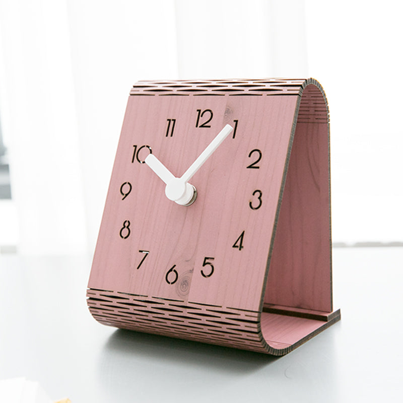 Orologio da parete Anelli legno naturale