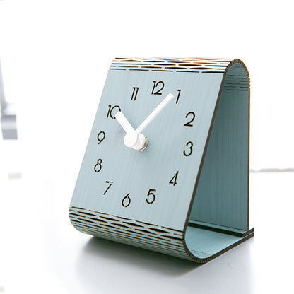 Orologio da parete Anelli legno naturale