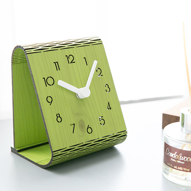 Orologio da parete Anelli legno naturale