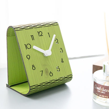 Orologio da parete Anelli legno naturale
