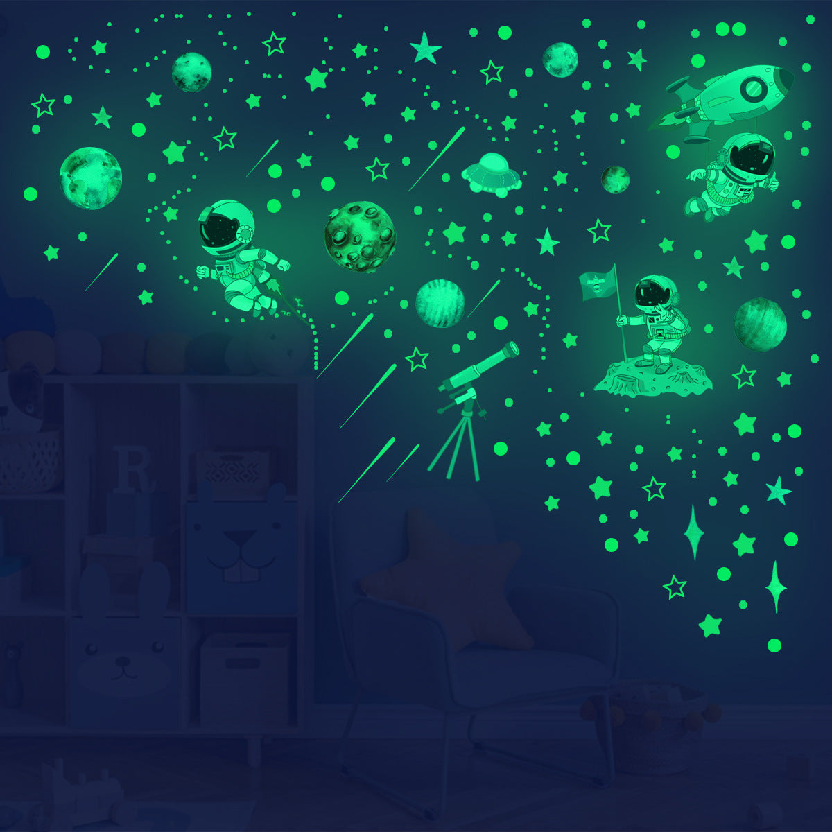 Adesivo stella luminoso