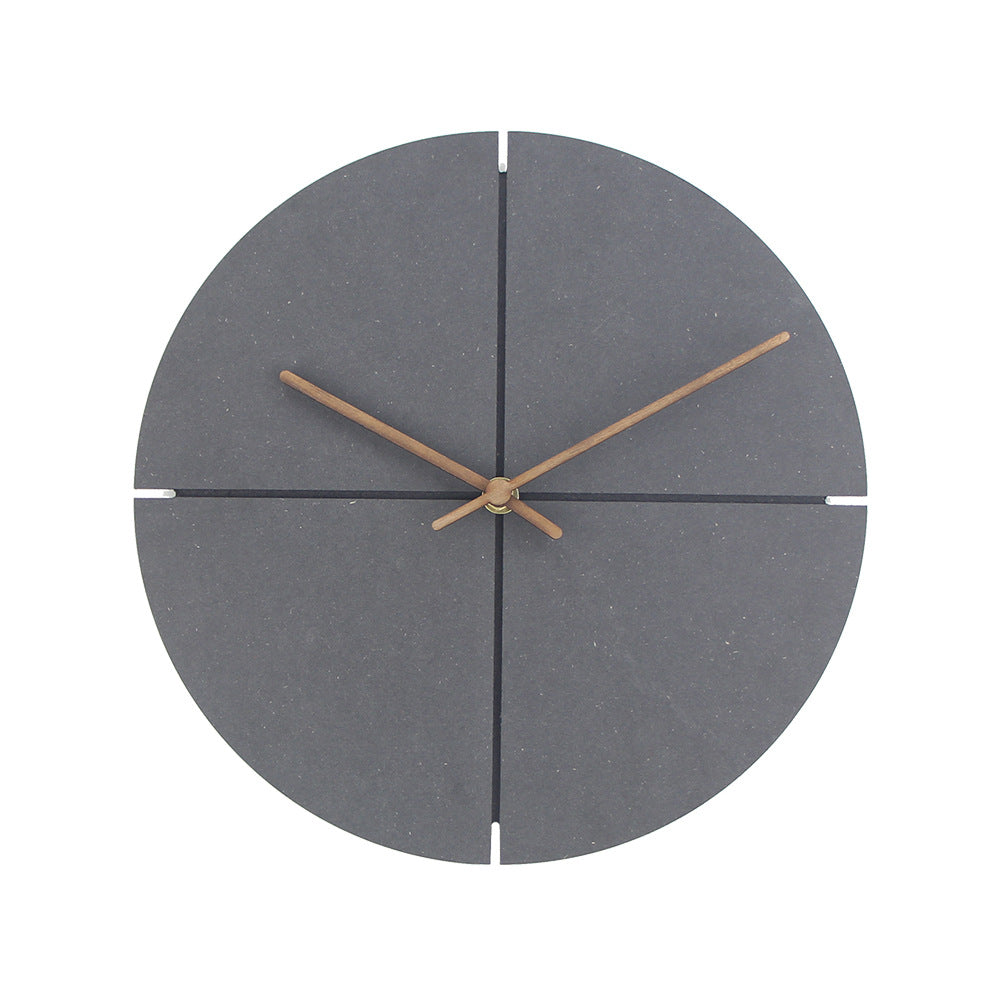 Orologio da parete Industriale nero