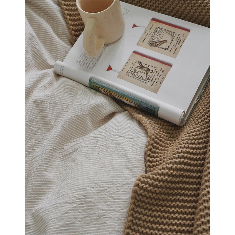 Coperta lana stile nordico