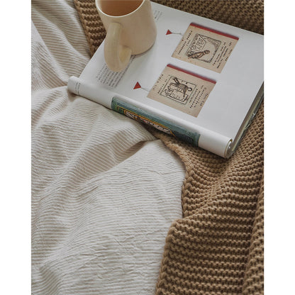 Coperta lana stile nordico