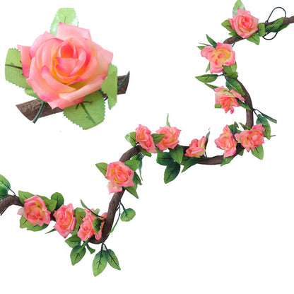 Ghirlanda Rose Artificiali