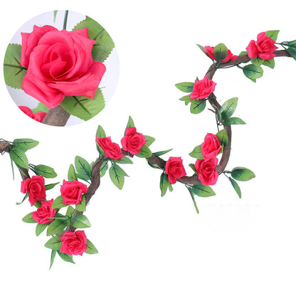 Ghirlanda Rose Artificiali
