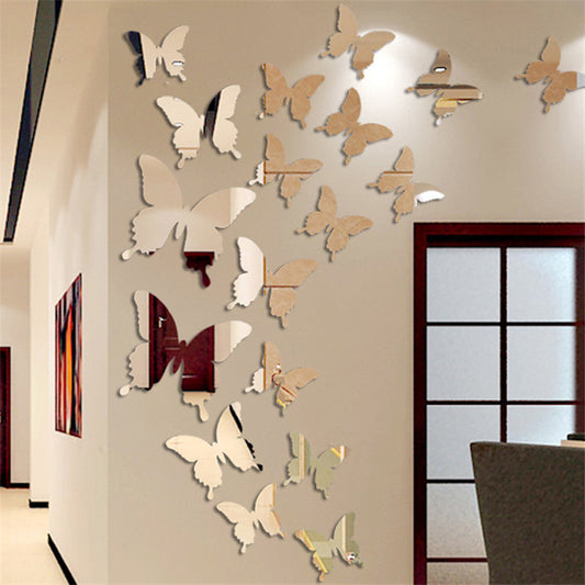 Adesivo Specchio Farfalle
