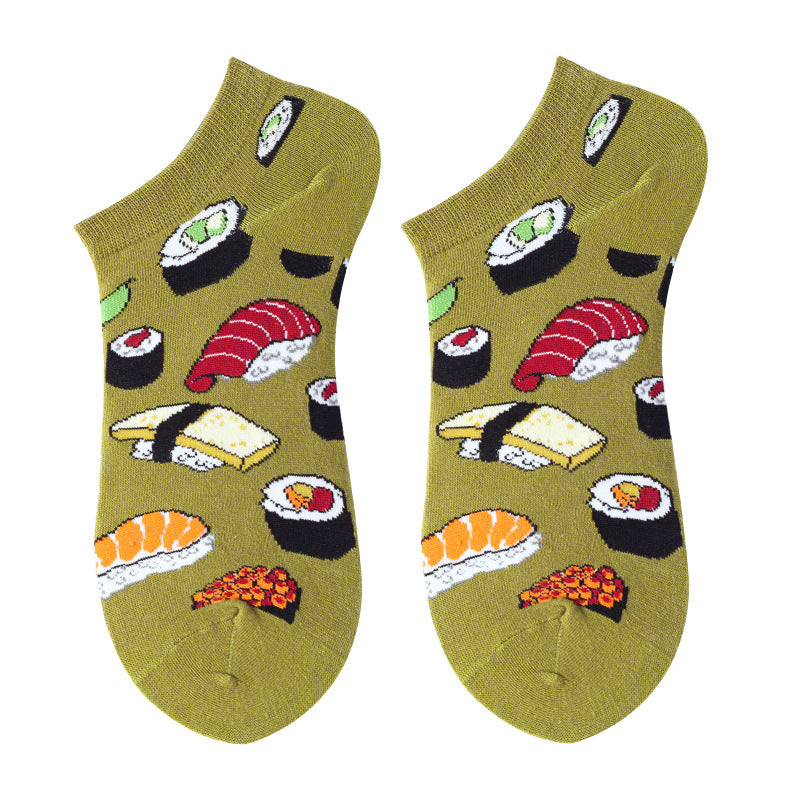 Calzini avocado dipinti