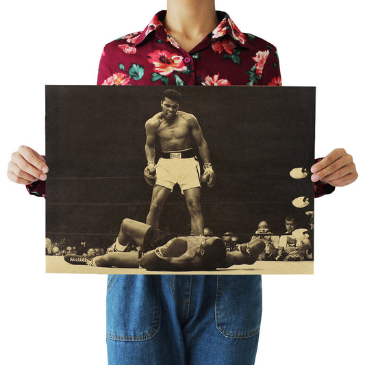 Poster Muhammad Ali boxer