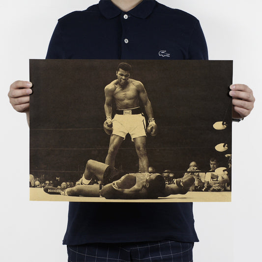 Poster Muhammad Ali boxer