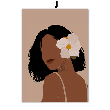 Quadro illustrazione africana
