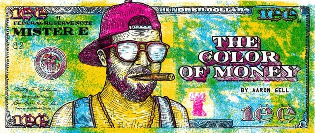 Poster teschio dollar