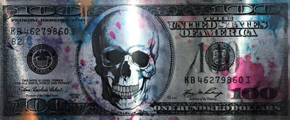 Poster teschio dollar