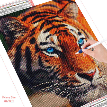 Quadro diamanti tigre
