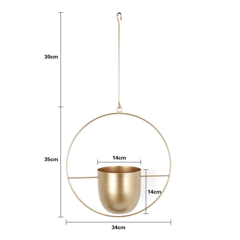Vaso sospeso ferro stile nordico