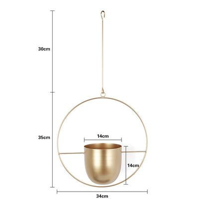 Vaso sospeso ferro stile nordico