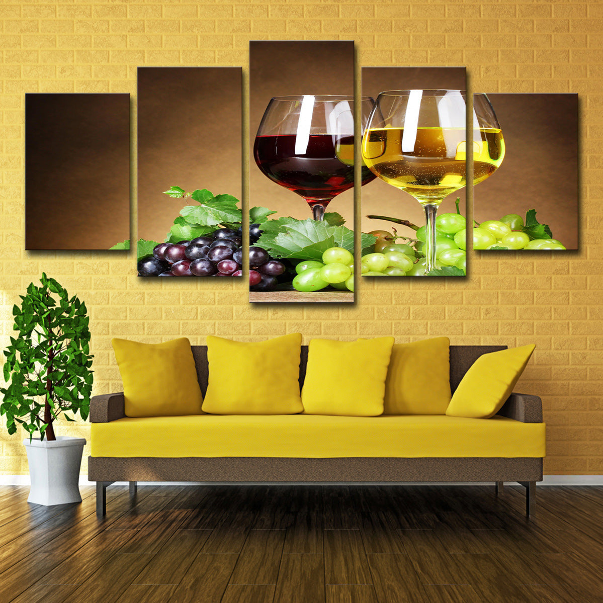 Set 5 tele uva e vino