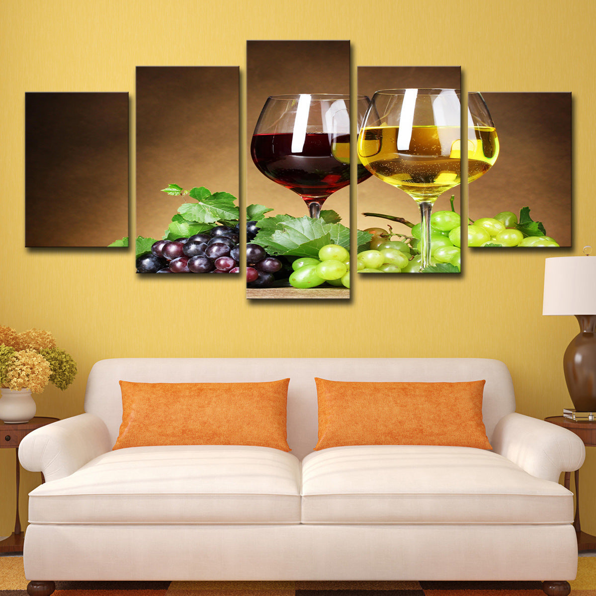 Set 5 tele uva e vino