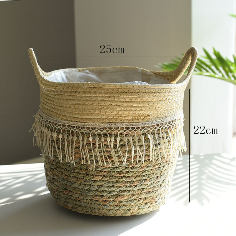 Cesto rattan nordico
