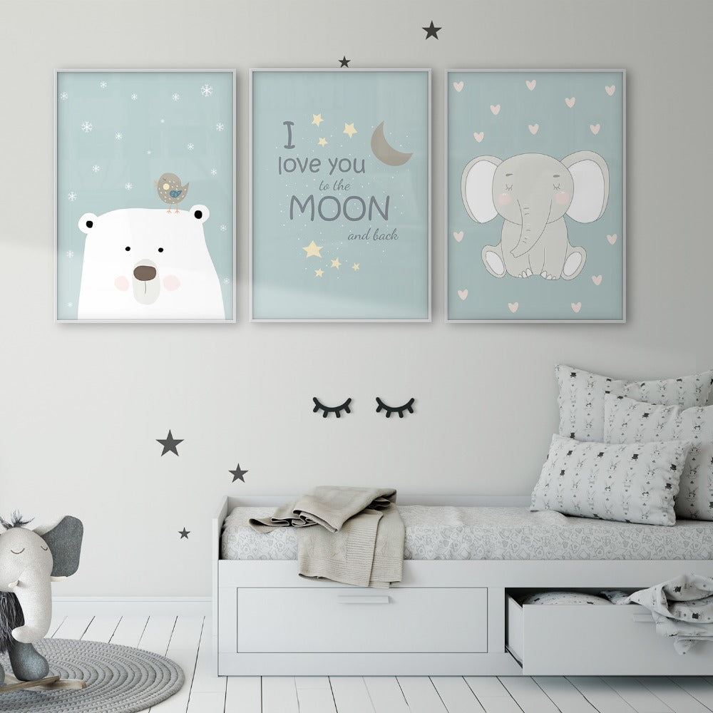 Poster animali cameretta