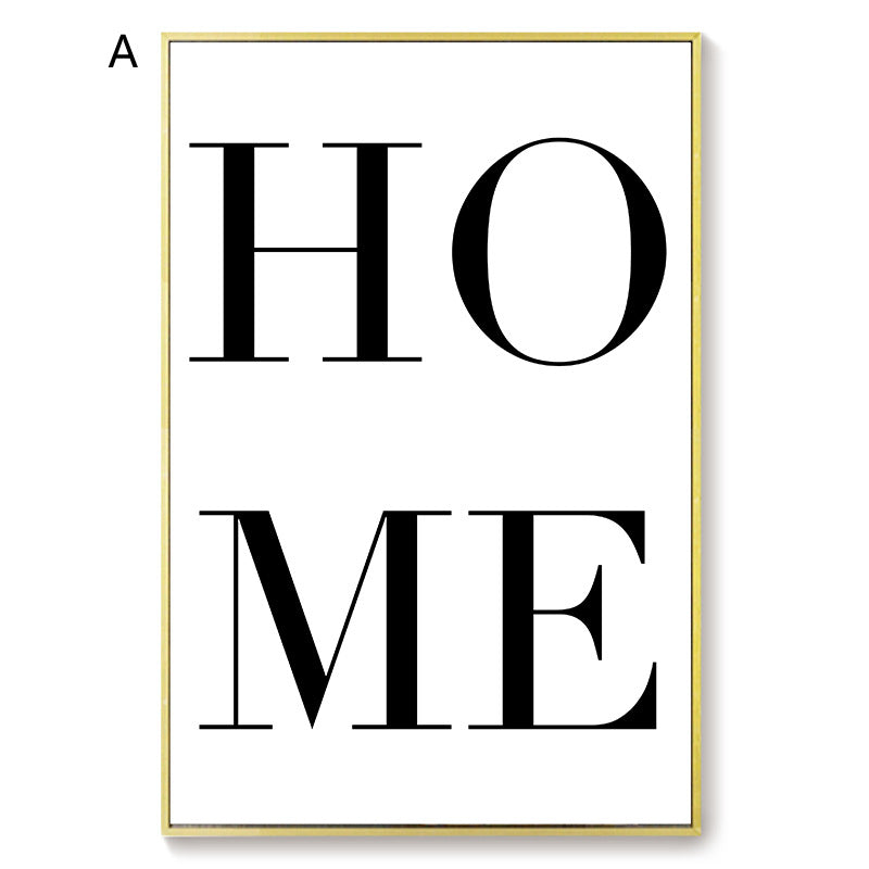 Poster bianco e nero amore