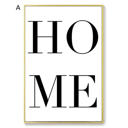 Poster bianco e nero amore