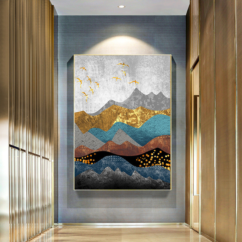 Quadro paesaggio foresta