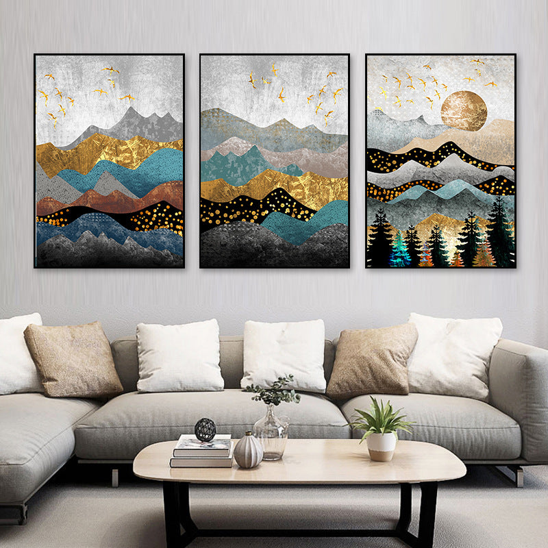 Quadro paesaggio foresta