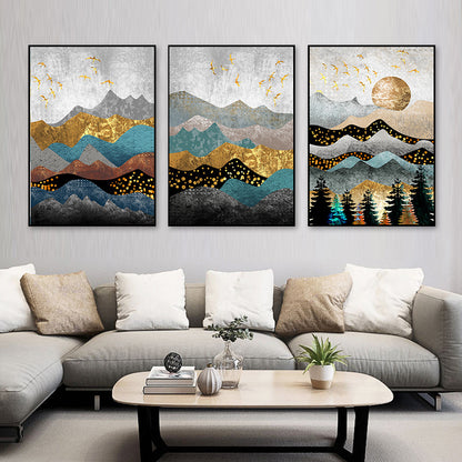 Quadro paesaggio foresta