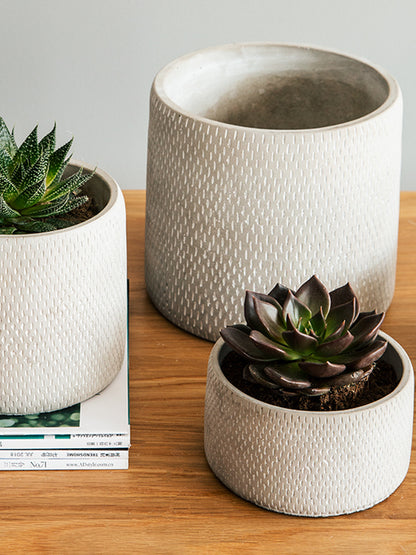 Vaso cemento nordico