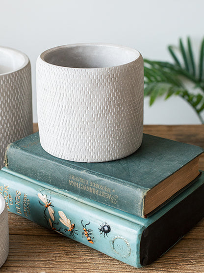 Vaso cemento nordico