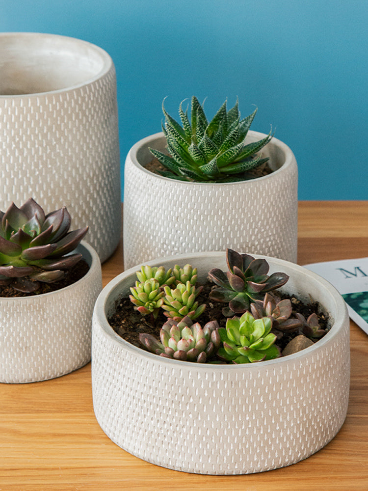 Vaso cemento nordico