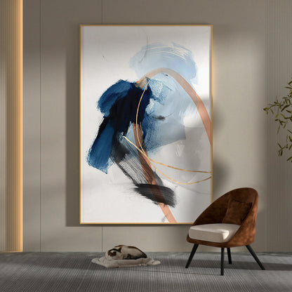 Quadro astratto blu