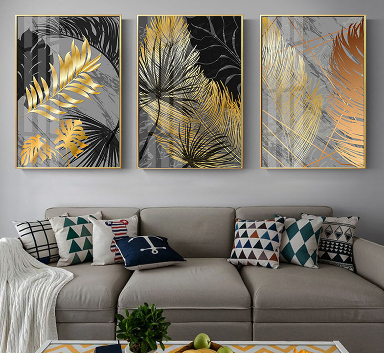 Trittico marmo e oro