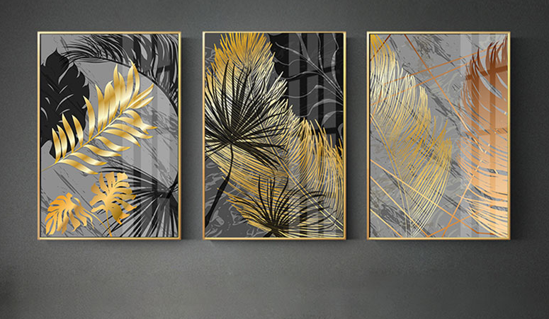 Trittico marmo e oro