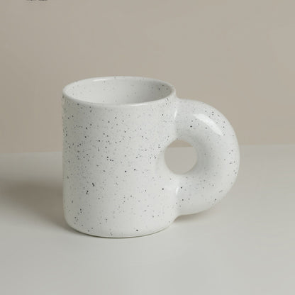 Tazza in ceramica manico largo