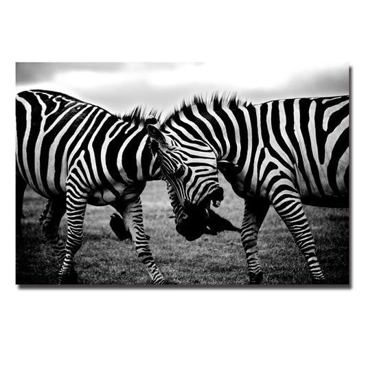 Quadro su tela Animale in bianco e nero