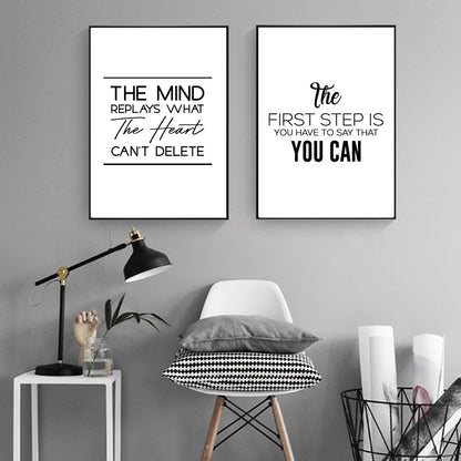 Quadro Frase Minimalista