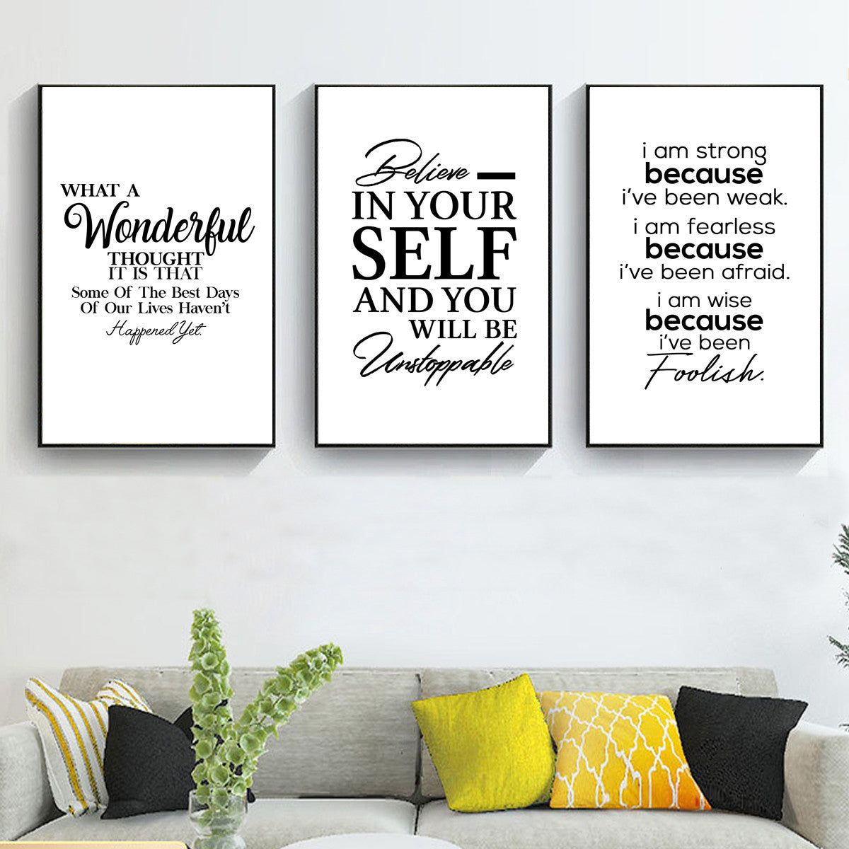 Quadro Frase Minimalista