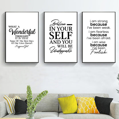 Quadro Frase Minimalista